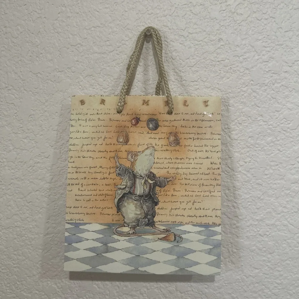 New Brambly Hedge Medium Gift Bag Jill Barklem 1994